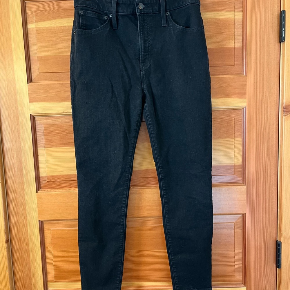 J. Crew curvy toothpick black jeans